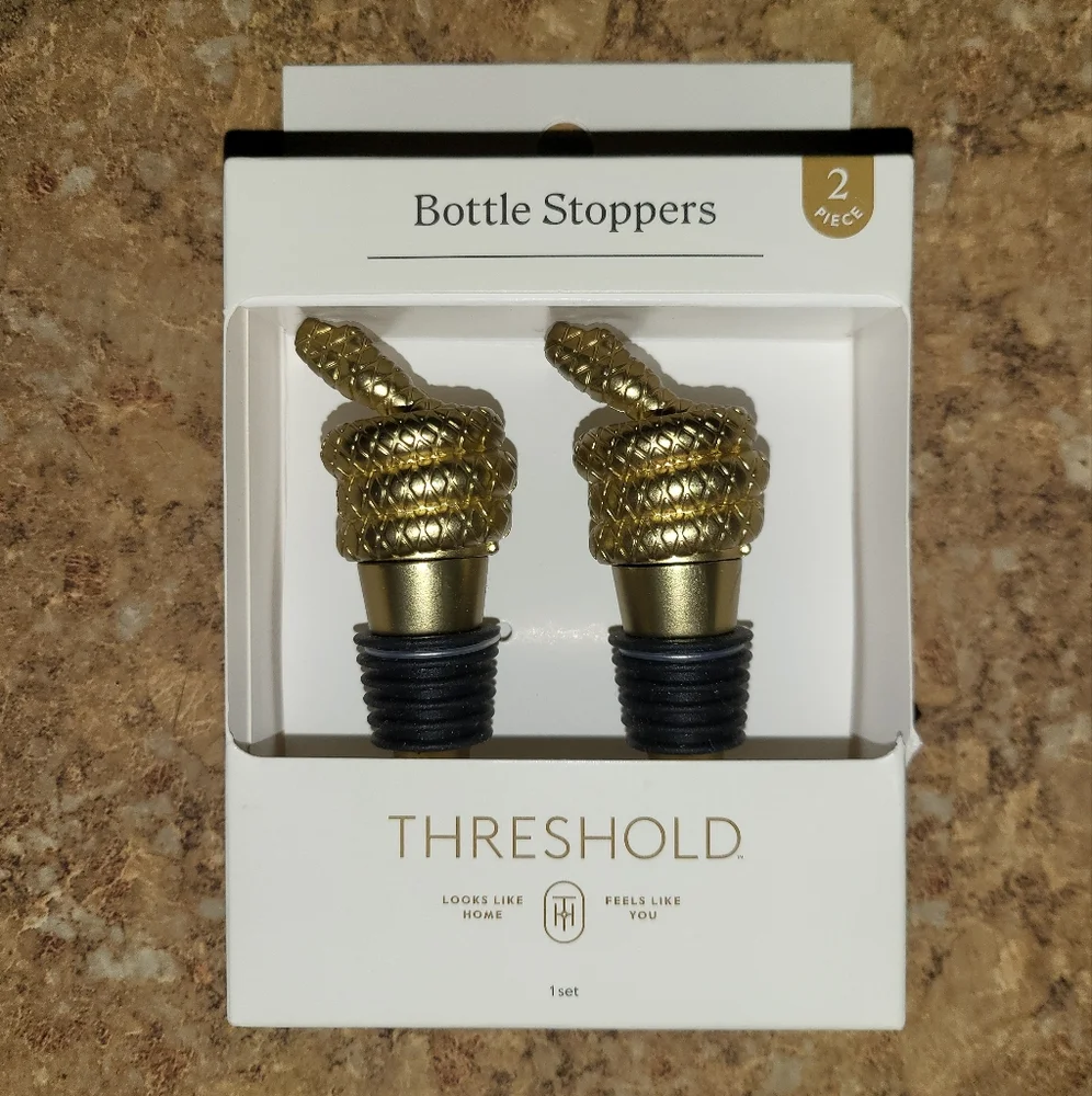 Threshold Snake 2 Pc Bottle Stoppers
